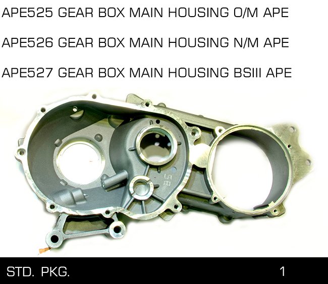 APE527 APE526 APE525 GEAR BOX MAIN HOUSING O M APE